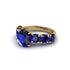 Round Cut Sapphire Cathedral Engagement Ring - Tatum No. 73