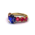 Round Cut Sapphire Cathedral Engagement Ring - Tatum No. 58 image 3
