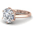 Round Cut Diamond Solitaire Engagement Ring - Miranda No. 2