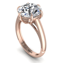 Round Cut Diamond Solitaire Engagement Ring - Miranda No. 2 image 1