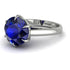Round Cut Sapphire Solitaire Engagement Ring - Miranda No. 15 image 2
