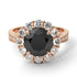 Diamond Round Halo Engagement Ring - Unity No. 8