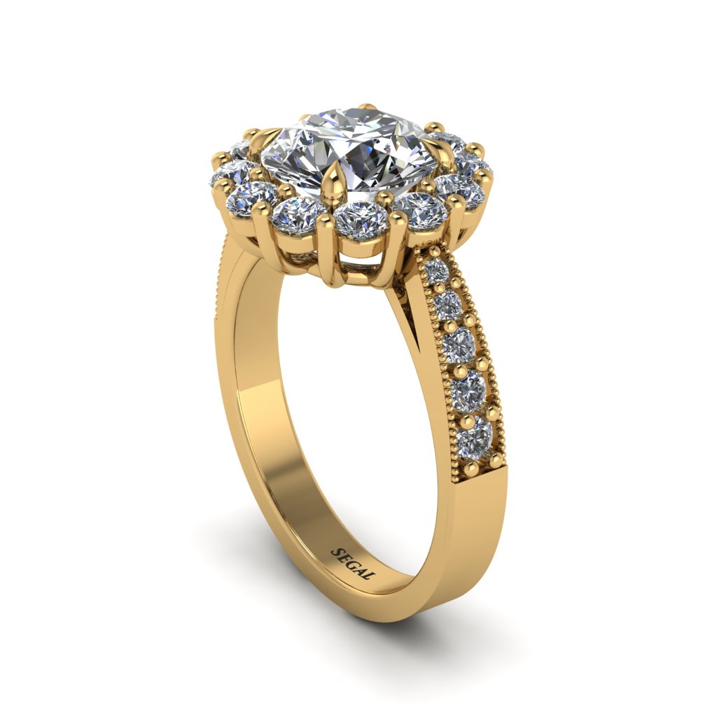 Diamond Round Halo Engagement Ring - Unity No. 1