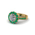 Emerald Round Halo Engagement Ring - Unity No. 16 image 1