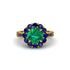 Sapphire Round Halo Engagement Ring - Unity No. 64 image 2
