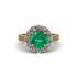 Diamond Round Halo Engagement Ring - Unity No. 4