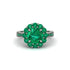 Emerald Round Halo Engagement Ring - Unity No. 21