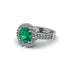 Diamond Round Halo Engagement Ring - Unity No. 6 image 1