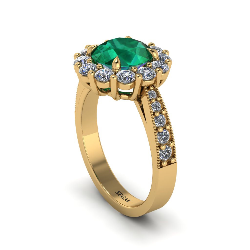 Diamond Round Halo Engagement Ring - Unity No. 4