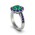 Sapphire Round Halo Engagement Ring - Unity No. 66 image 3