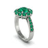 Emerald Round Halo Engagement Ring - Unity No. 21