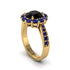 Sapphire Round Halo Engagement Ring - Unity No. 67