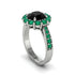 Emerald Round Halo Engagement Ring - Unity No. 24 image 2