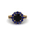Sapphire Round Halo Engagement Ring - Unity No. 67 image 3