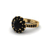 Black Diamond Round Halo Engagement Ring - Unity No. 37