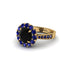 Sapphire Round Halo Engagement Ring - Unity No. 67 image 1