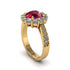 Diamond Round Halo Engagement Ring - Unity No. 10