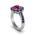 Sapphire Round Halo Engagement Ring - Unity No. 72 image 2