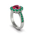 Emerald Round Halo Engagement Ring - Unity No. 27 image 2