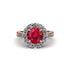 Diamond Round Halo Engagement Ring - Unity No. 11 image 2
