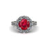 Diamond Round Halo Engagement Ring - Unity No. 12 image 3