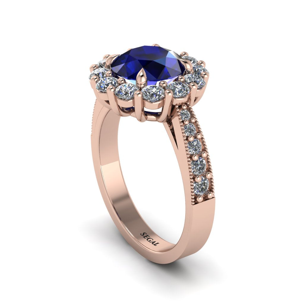 Diamond Round Halo Engagement Ring - Unity No. 14
