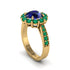 Emerald Round Halo Engagement Ring - Unity No. 28