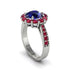 Ruby Round Halo Engagement Ring - Unity No. 60