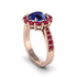 Ruby Round Halo Engagement Ring - Unity No. 59
