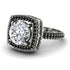 Round Diamond Double Halo Engagement Ring - Kayleigh No. 33