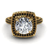 Round Diamond Double Halo Engagement Ring - Kayleigh No. 31