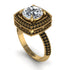 Round Diamond Double Halo Engagement Ring - Kayleigh No. 31 image 3