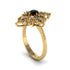 Diamond Royal Filigree Cluster Engagement Ring - Zinnia No. 7 image 2