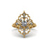Diamond Royal Filigree Cluster Engagement Ring - Zinnia No. 1 image 1