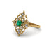 Diamond Royal Filigree Cluster Engagement Ring - Zinnia No. 4