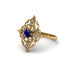 Diamond Royal Filigree Cluster Engagement Ring - Zinnia No. 13