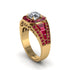 Diamond Royal Radiance Halo Engagement Ring - Liana No. 46 image 1