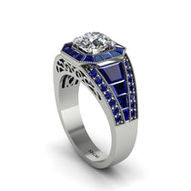 Diamond Royal Radiance Halo Engagement Ring - Liana No. 63 image 1
