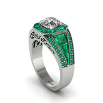 Diamond Royal Radiance Halo Engagement Ring - Liana No. 18 image 1