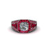 Diamond Royal Radiance Halo Engagement Ring - Liana No. 48 image 2