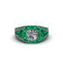 Diamond Royal Radiance Halo Engagement Ring - Liana No. 18