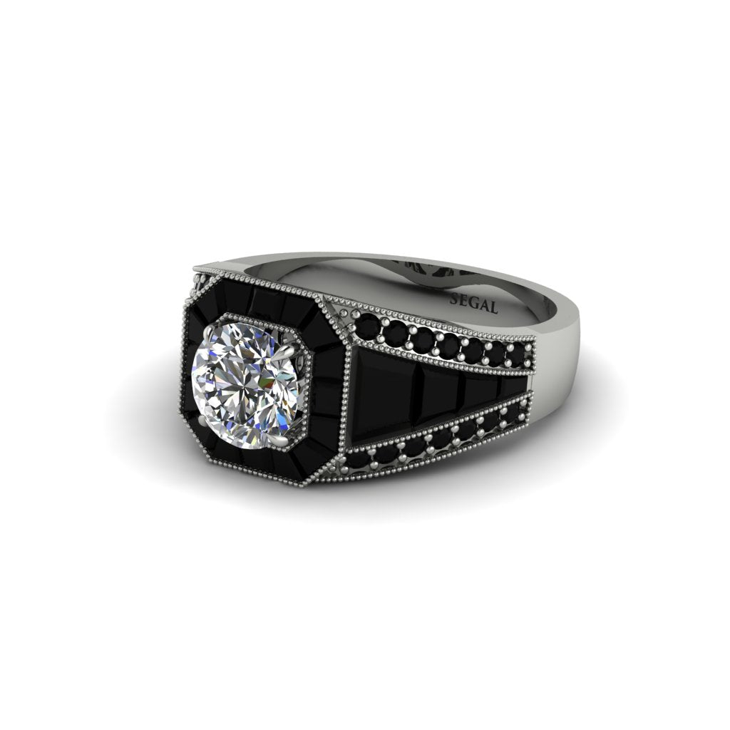 Diamond Royal Radiance Halo Engagement Ring - Liana No. 33