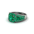 Emerald Royal Radiance Halo Engagement Ring - Liana No. 21 image 3