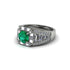 Emerald Royal Radiance Halo Engagement Ring - Liana No. 6