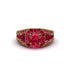 Ruby Royal Radiance Halo Engagement Ring - Liana No. 55