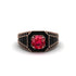 Ruby Royal Radiance Halo Engagement Ring - Liana No. 41 image 2