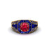 Ruby Royal Radiance Halo Engagement Ring - Liana No. 70 image 2