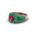 Ruby Royal Radiance Halo Engagement Ring - Liana No. 26 image 3