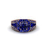 Sapphire Royal Radiance Halo Engagement Ring - Liana No. 74