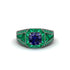 Sapphire Royal Radiance Halo Engagement Ring - Liana No. 30 image 2
